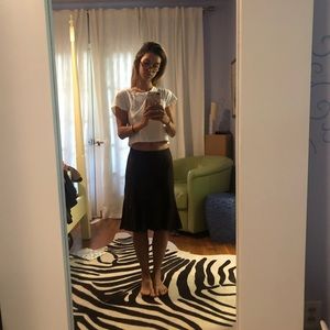 Ann Taylor Petite Dark Brow Skirt